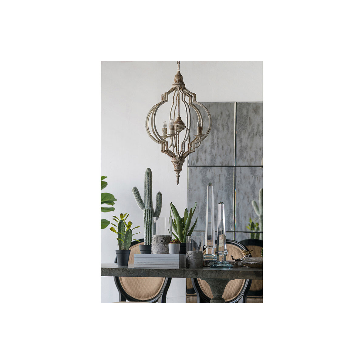 Donalt 3 Light 16.7 inch White and Gold Pendant Ceiling Light