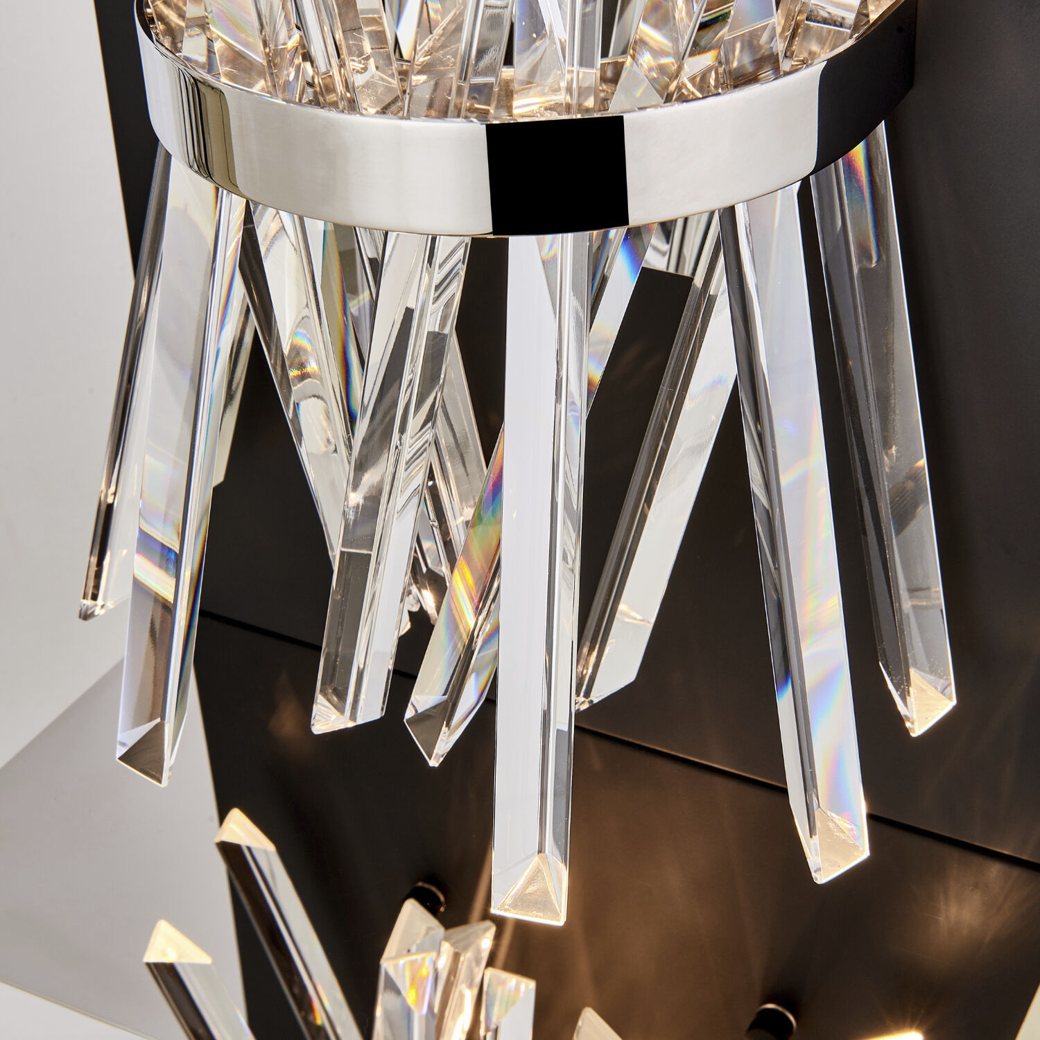 Glacier Esterno 31.5 inch Matte Black Outdoor Wall Sconce