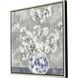 Calm Moment White and Blue and Gray and Multi Canvas