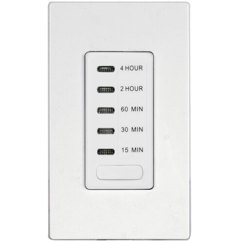 Ontario 5 X 3 inch White Patio Heater Digital Timer