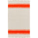 Shine 96 X 60 inch Bright Orange, Khaki Rug