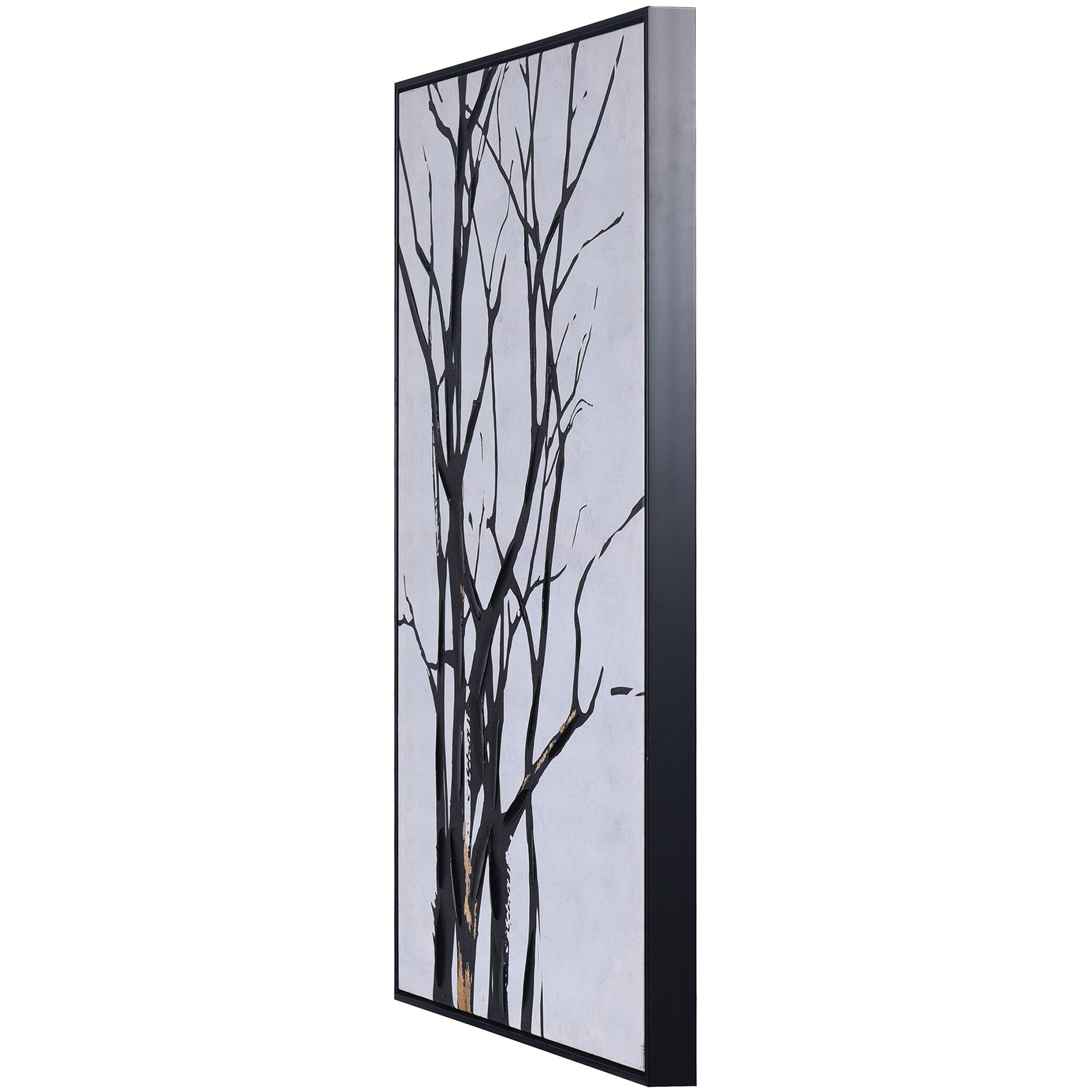 StyleCraft Home Collection WI33874DS Tree Study II Black