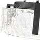 Aenon 3 Light 16.5 inch Matte Black Semi-Flush Ceiling Light