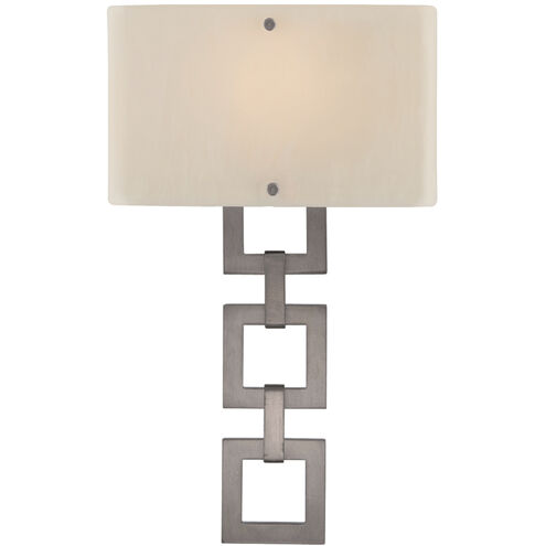 Carlyle 1 Light 11 inch Burnished Bronze Cover Sconce Wall Light in Bronze Granite, Square Link