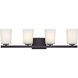 Madison 4 Light 31 inch Oil Rubbed Bronze Vanity Light Wall Light
