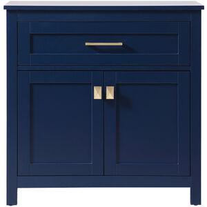 Adian Blue Bathroom Storage Cabinet