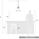 Duncan 1 Light 14 inch Pewter Pendant Ceiling Light, Large