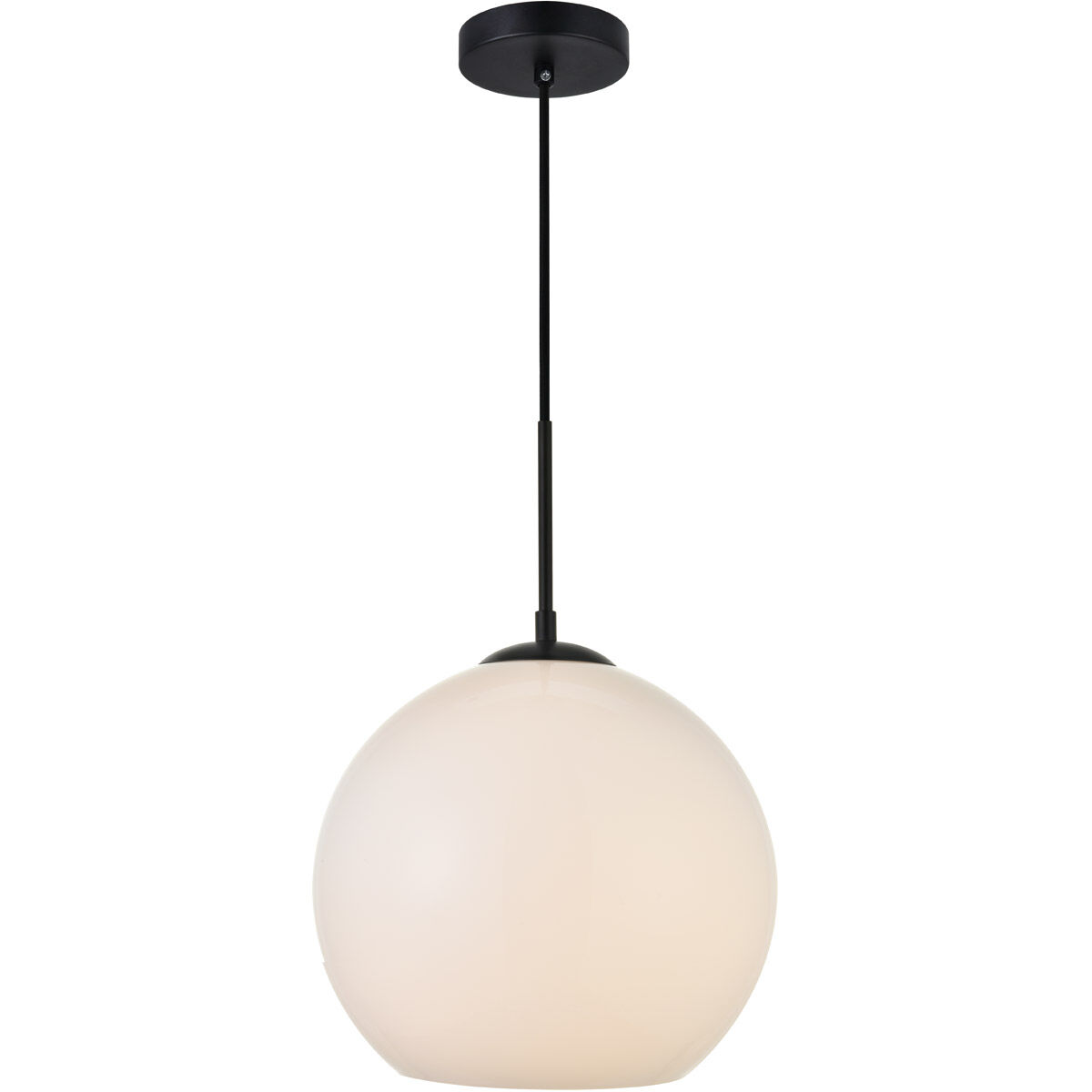 Huntington 1 Light 12 inch Black Pendant Ceiling Light