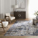 Darica 94 X 32 inch Blue Rug in 2 x 8