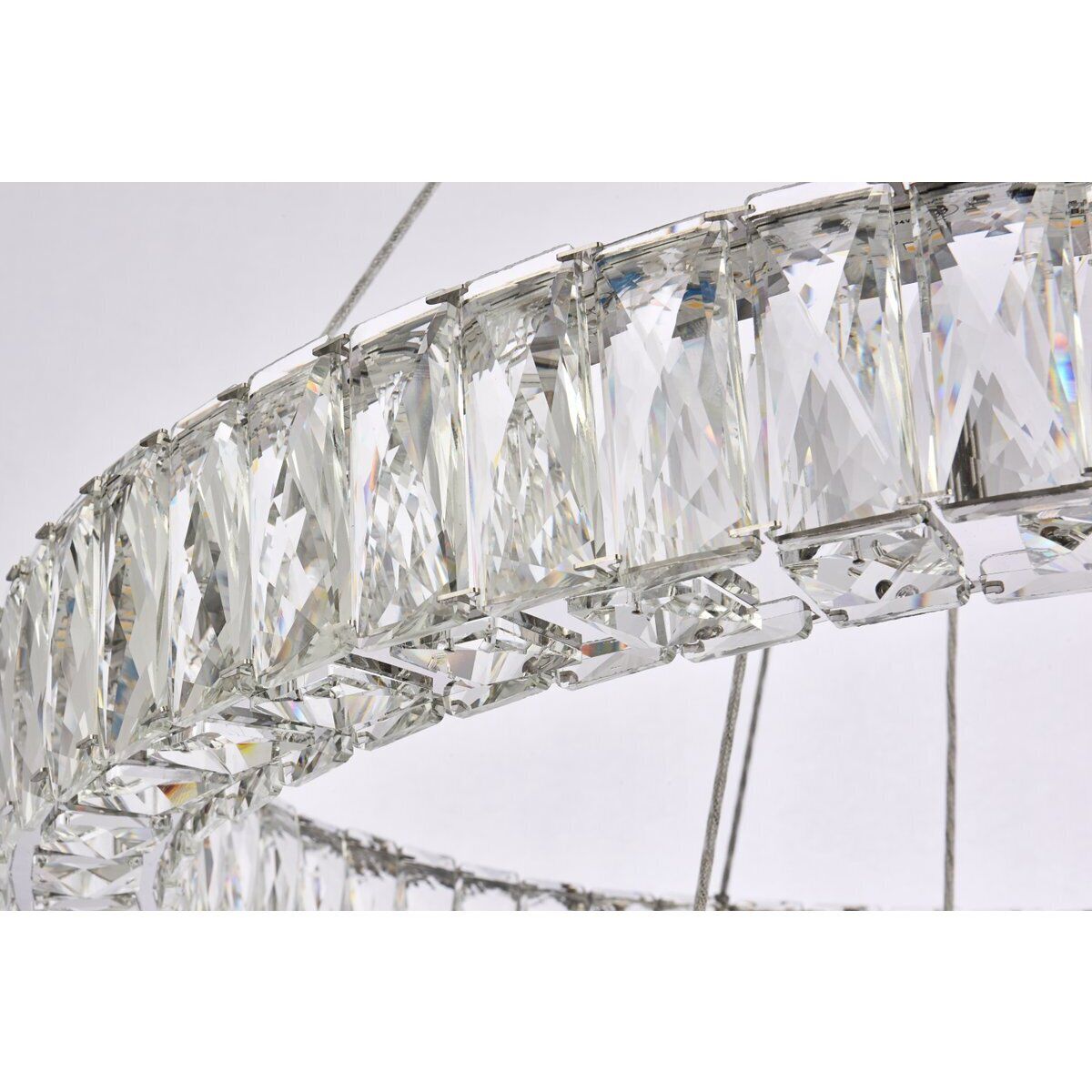 Monroe 2 Light 28 inch Chrome Chandelier Ceiling Light