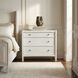 Hampton 36 X 31 inch White Wash Side Table