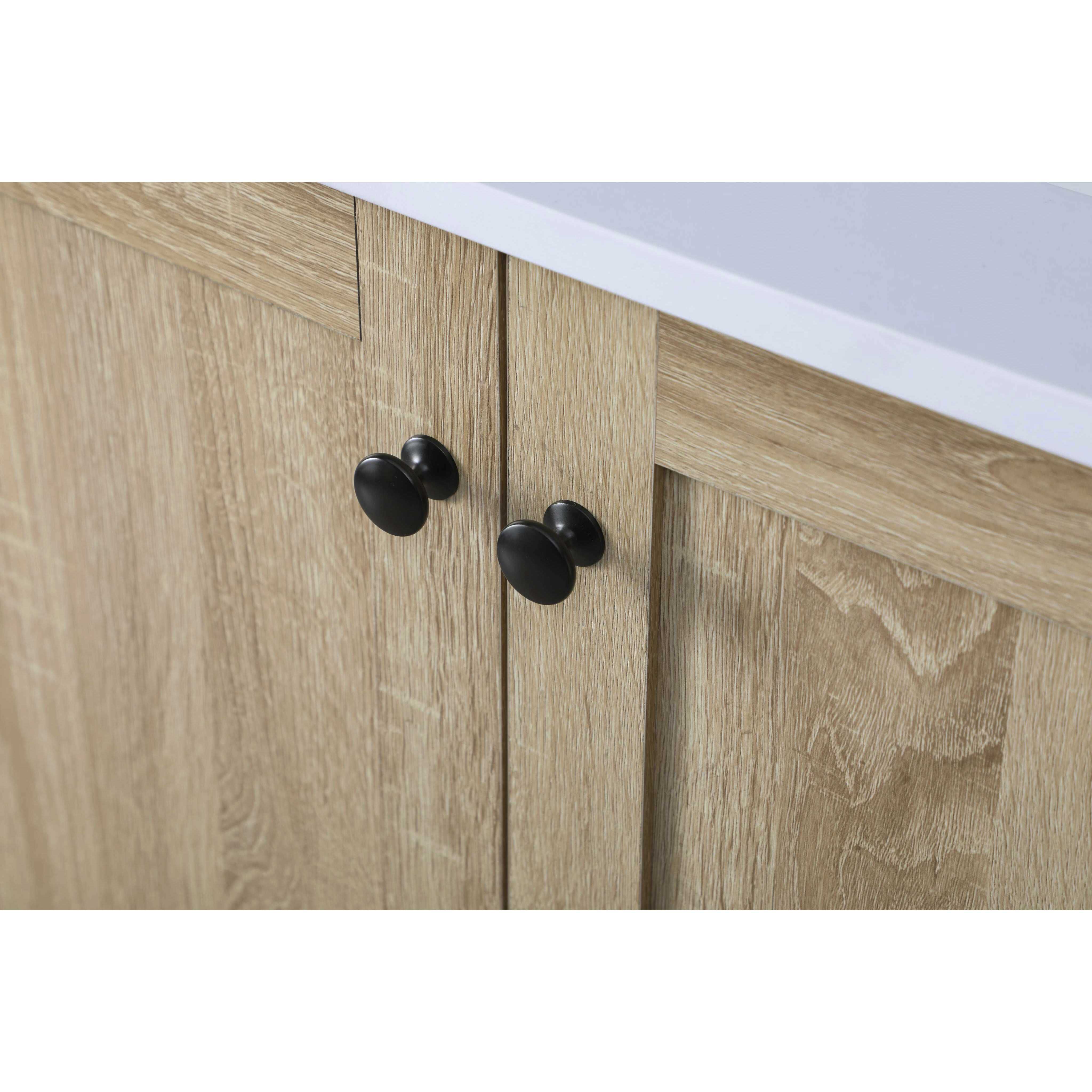 Soma 30 X 34 inch Mango Wood Bathroom Vanity Cabinet