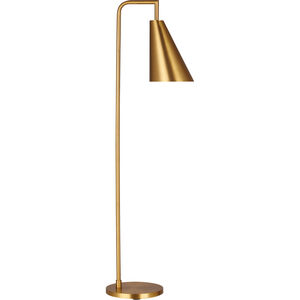 ED Ellen DeGeneres Jamie 61 inch 9 watt Burnished Brass Floor Lamp Portable Light