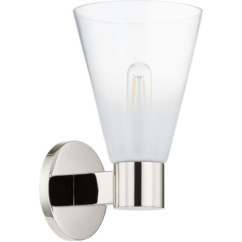 Alma 1 Light 6 inch Polished Nickel Wall Sconce Wall Light