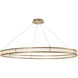 Damien 54.72 inch Antique Brass Chandelier Ceiling Light, Extra-Large