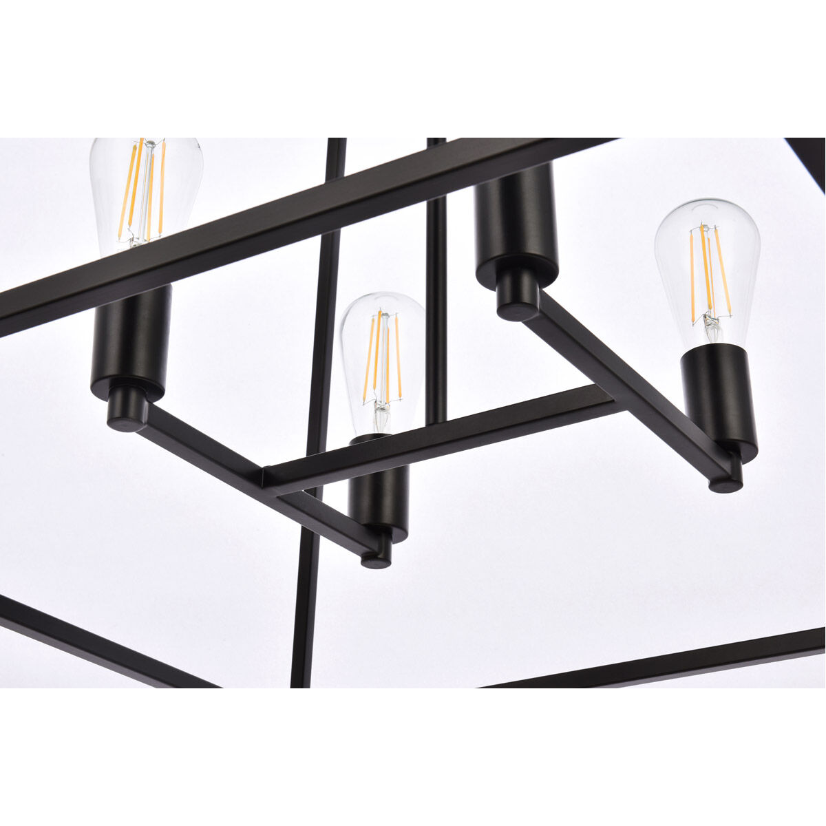 Declan 4 Light 24 inch Black Pendant Ceiling Light