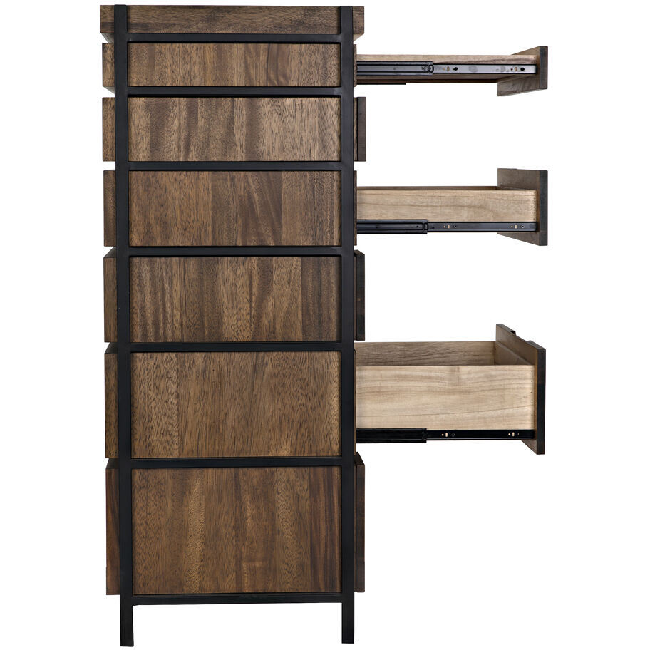 Seoul 26 X 24 inch Dark Walnut Consoles, Tallboy