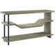 Riverview 54 X 16 inch Graywash with Natural and Black Console Table