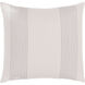 Rhythm 26 X 26 inch Light Gray Euro Sham