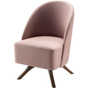 Coda Upholstery: Light Pink; Base: Brown Swivel Chair