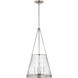 Marie Flanigan Reese LED 14 inch Polished Nickel Pendant Ceiling Light