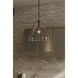 Lorenth 1 Light 18 inch Dark Matte Black Pendant Ceiling Light