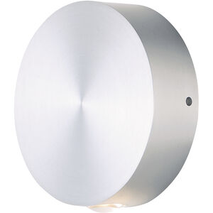 Alumilux Glint LED 5 inch Satin Aluminum Outdoor Wall Sconce