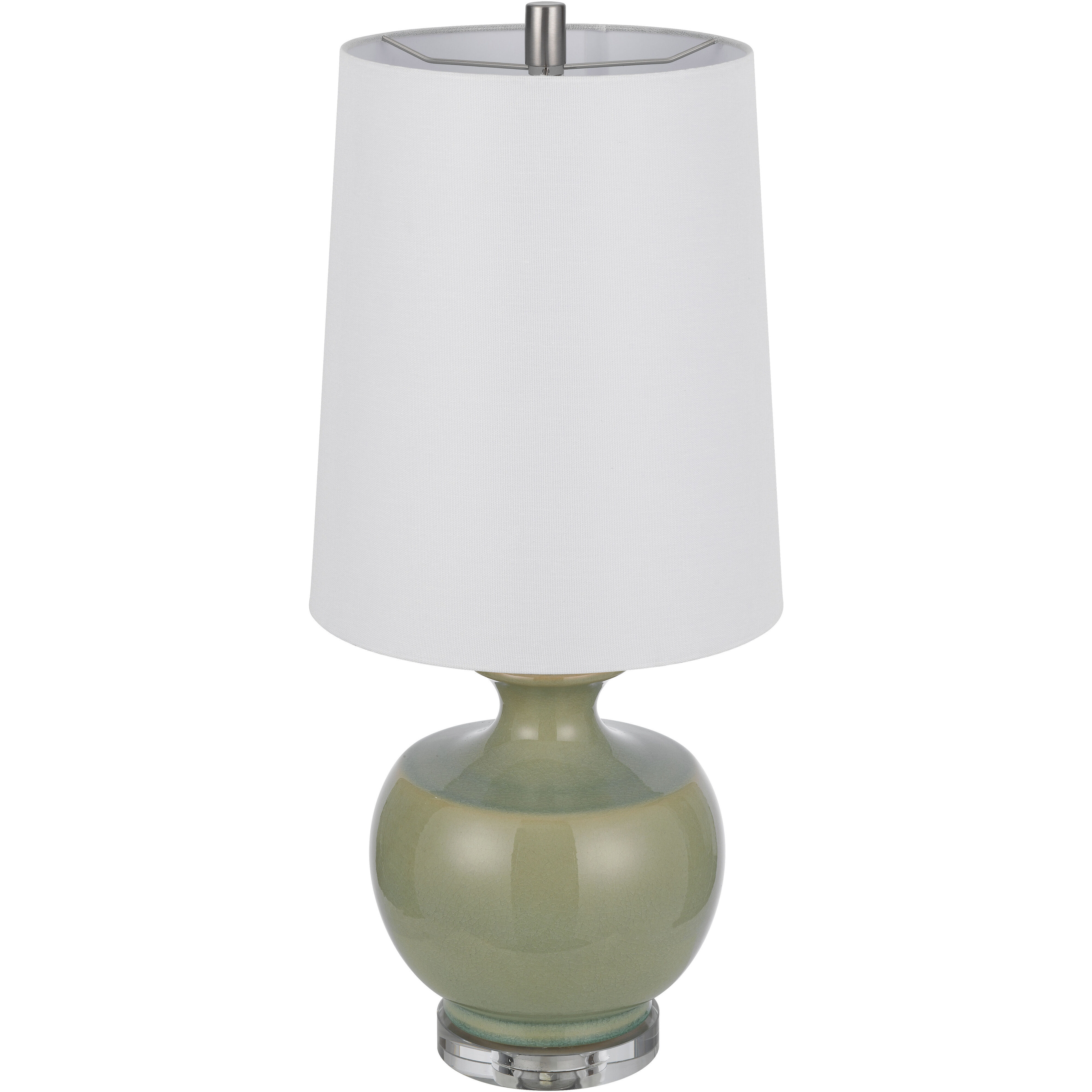 Kawela 27.5 inch 100.00 watt Mustard Green Table Lamp Set Portable Light