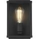 Santos 1 Light 10 inch Black Outdoor Wall Sconce