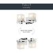 Tully 2 Light 15 inch Chrome Wall Mt Bath 2 Arm Wall Light