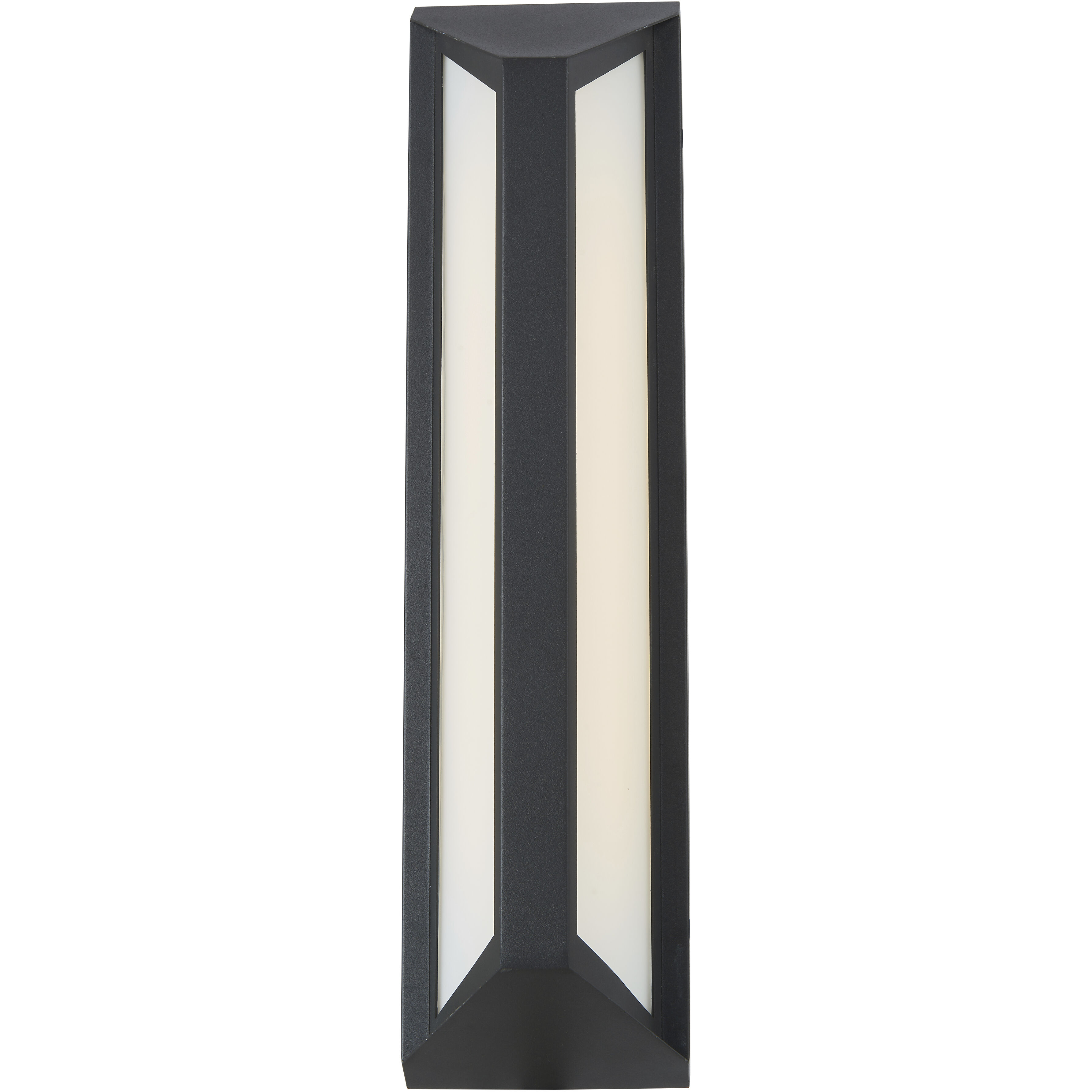 Newport LED 18 inch Matte Black Outdoor Wall Light