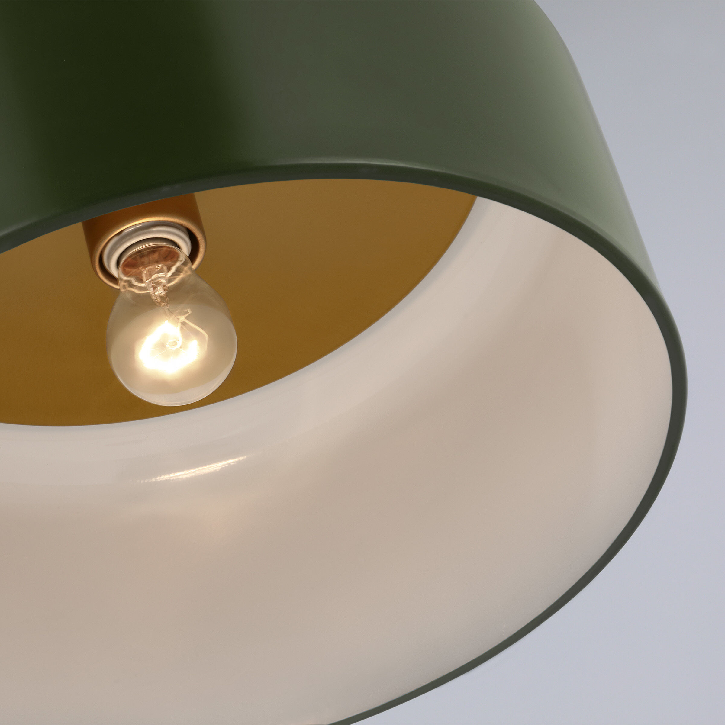 Malone 1 Light 15.75 inch Olive Ceiling Flush Mount Ceiling Light