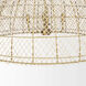 Thad 38 inch Gold Chandelier Ceiling Light