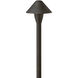 Hardy Island 12v 1.5 watt Brass Satin Black Landscape Path Light