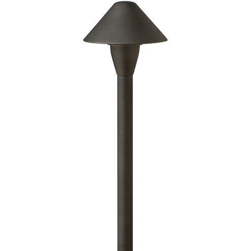Hardy Island 12v 1.5 watt Brass Satin Black Landscape Path Light