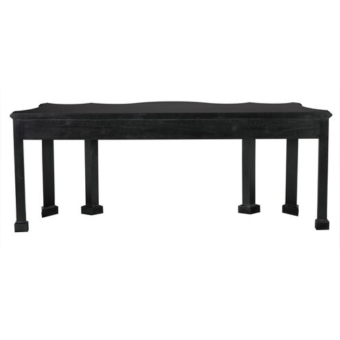 Estate 84 X 20 inch Hand Rubbed Black Console