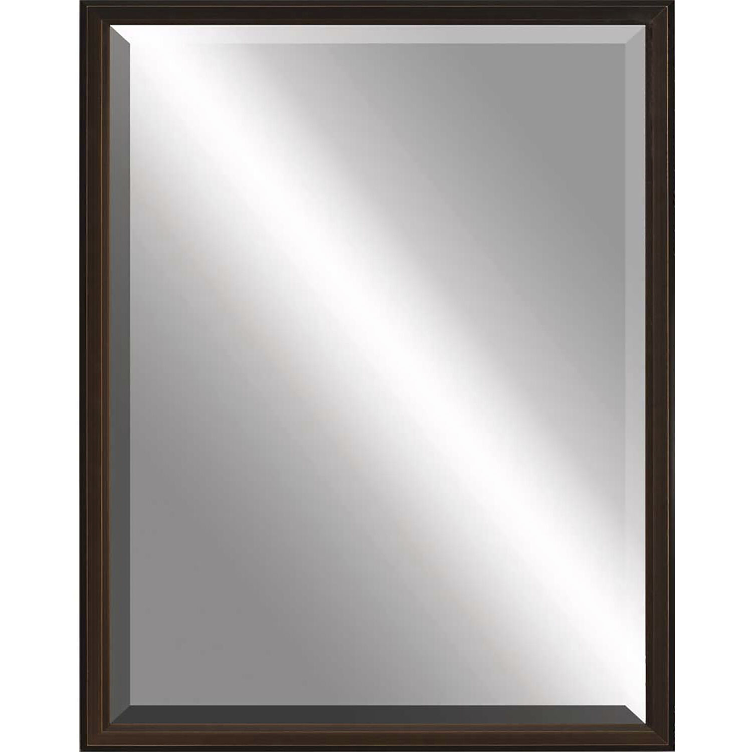 517 Mirror Group 43 X 33 inch Brown Wall Mirror