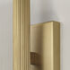 Ian LED 4.5 inch Aged Brass ADA Sconce Wall Light