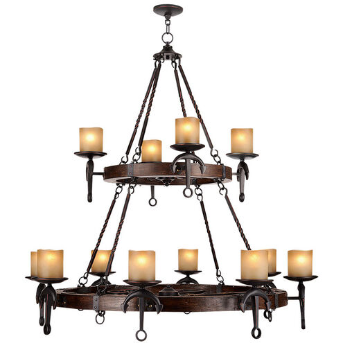 Cape May 12 Light 48 inch Olde Bronze Chandelier Ceiling Light