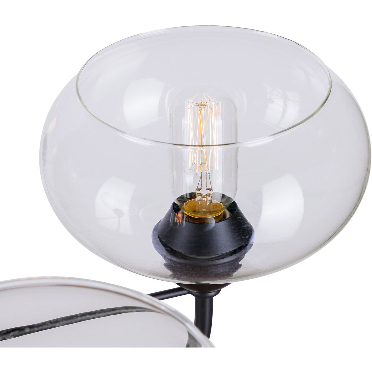 Cameron 5 Light 28 inch Black Chandelier Ceiling Light