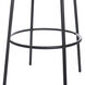 Soloist 29 inch Black and Maroon Bar Stool