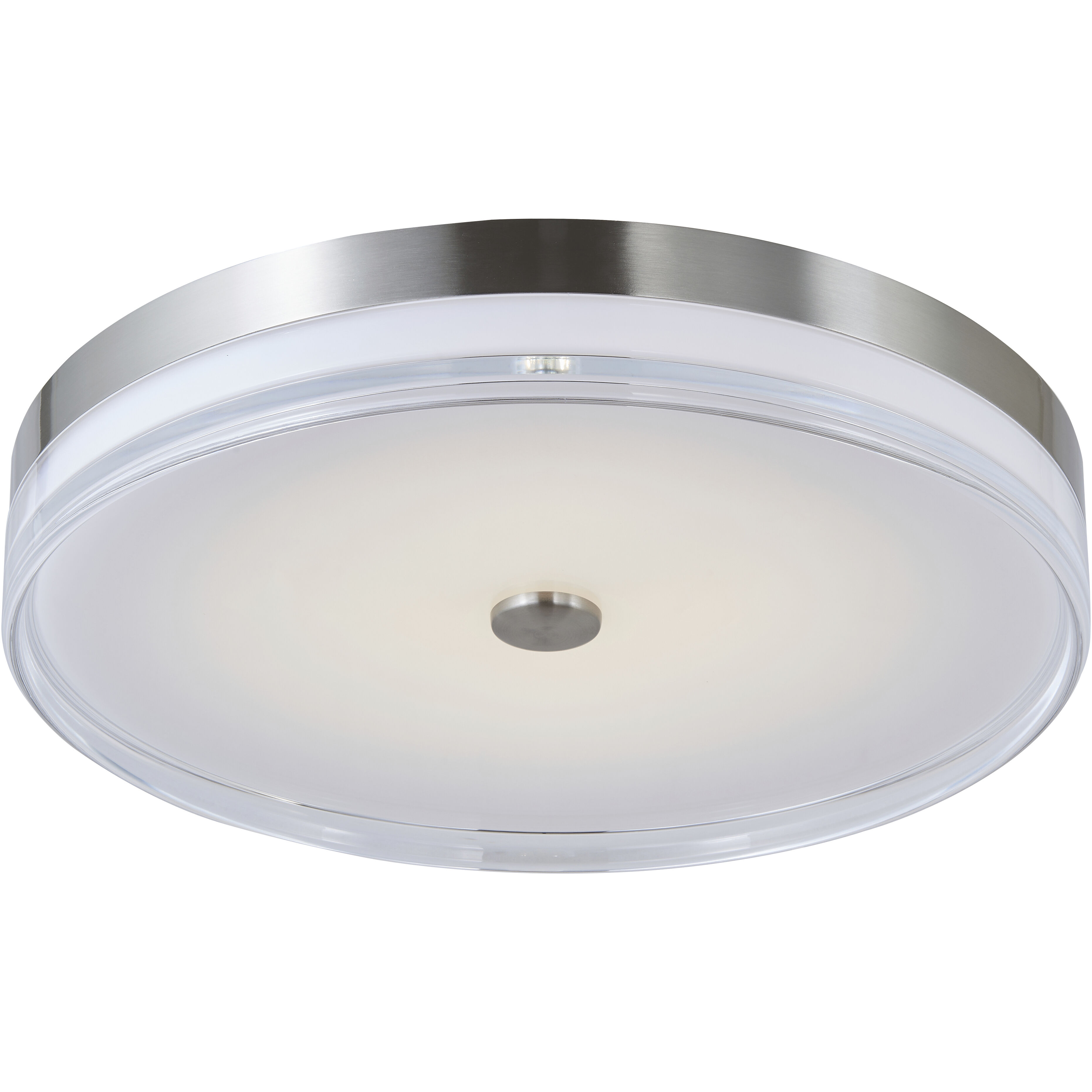 Iris LED 20 inch Brushed Nickel Flush Mount Ceiling Light