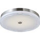 Iris LED 20 inch Brushed Nickel Flush Mount Ceiling Light