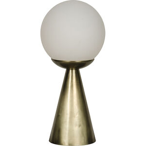 Merle 26.5 inch 40.00 watt Antique Brass Table Lamp Portable Light