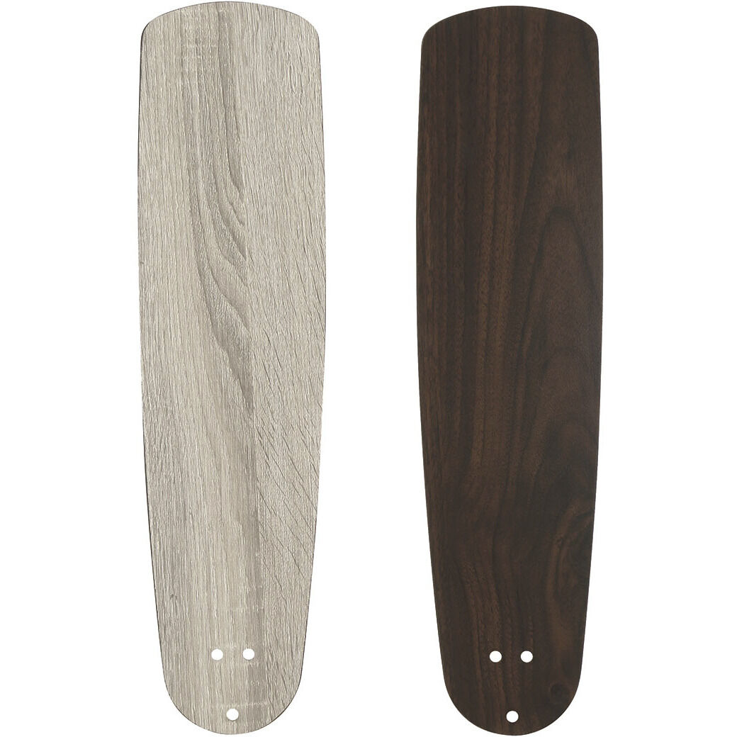 Wheeler 52 inch Brushed Polished Nickel with Driftwood/Walnut Blades Fan