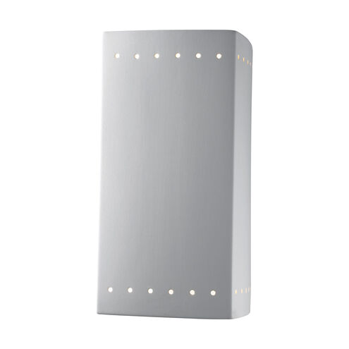 Ambiance Rectangle 1 Light 14 inch Bisque Outdoor Wall Sconce in Incandescent, Large