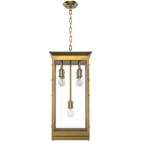 Douglas 5 Light 12.75 inch Vintage Brass Pendant Ceiling Light