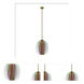 Tulipa 14.5 inch Winter Brass Pendant Ceiling Light