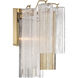 Addis Bath Wall Light in Tronchi Glass Autumn