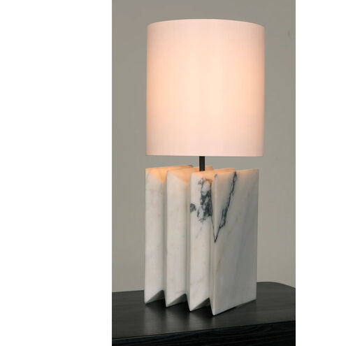 Jman 25 inch 60.00 watt Waxed Table Lamp Portable Light